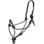 Preview: Waldhausen Knotenhalfter für Bodenarbeit und Horsemanship Training schwarz und braun