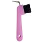 Preview: york hufauskratzer mit buerste pferd putzzeug hufpflege rosa