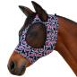 Preview: Professionals Choice Fliegenmaske für Pferde im Muster Horse Shoe