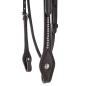 Preview: Dark Knotted with Dots Headstall