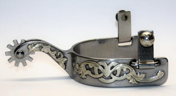 Westernsporen Floral | Damen Rädchensporen