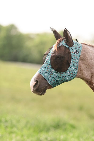 Professional's Choice Flymask Fliegenmaske Comfort Fit Pony Tracks
