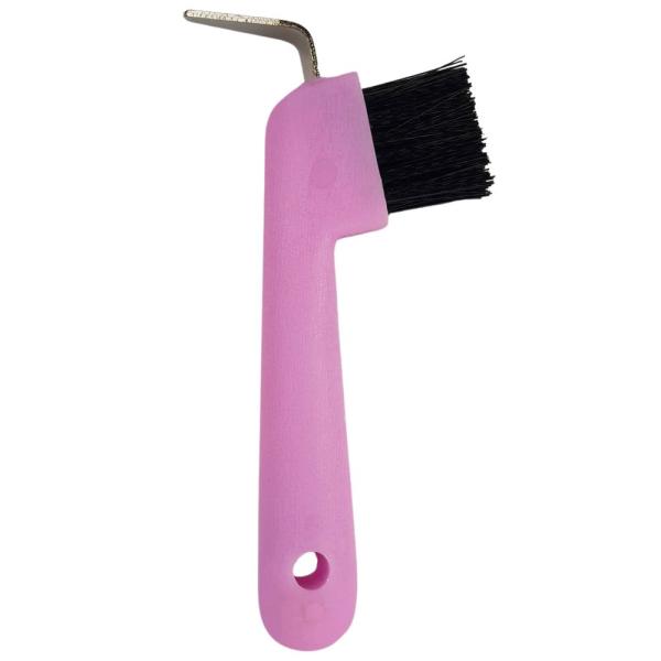 york hufauskratzer mit buerste pferd putzzeug hufpflege rosa