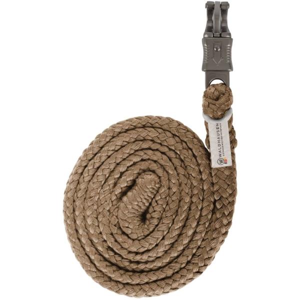Waldhausen Anbindestrick Plus mit dunklem Panikhaken in Cappuccino