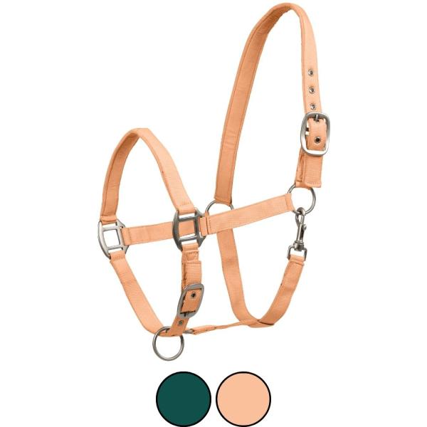 Weich unterlegtes Waldhausen Halfter Satin Pferdehalfter gepolstert