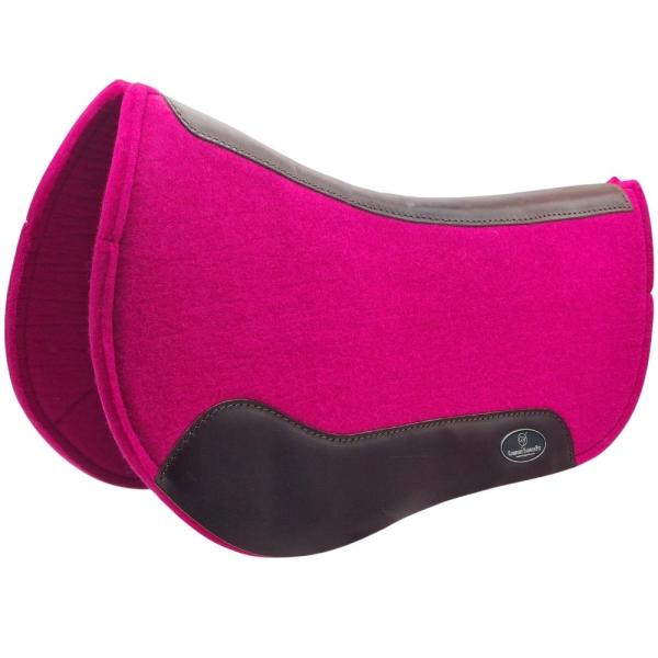 Western Imports CSF Westernpad, rundes Filzpad in Pink