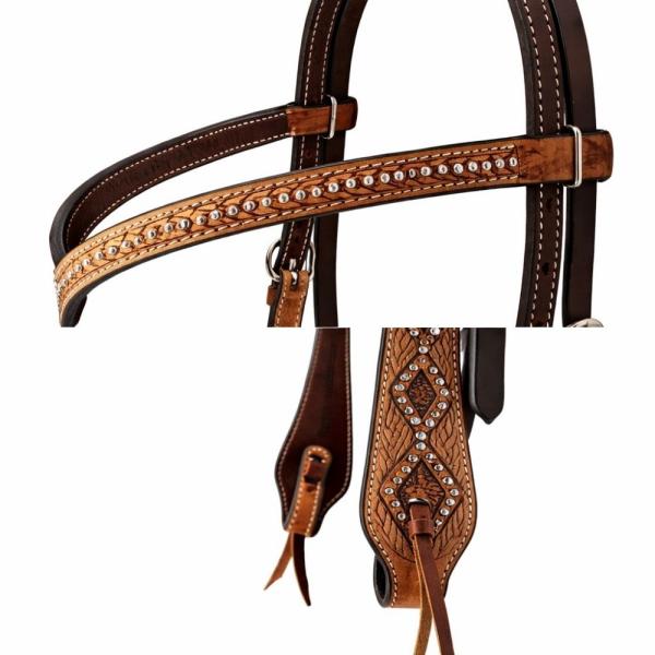 Kopfstück mit Basket Punzierung