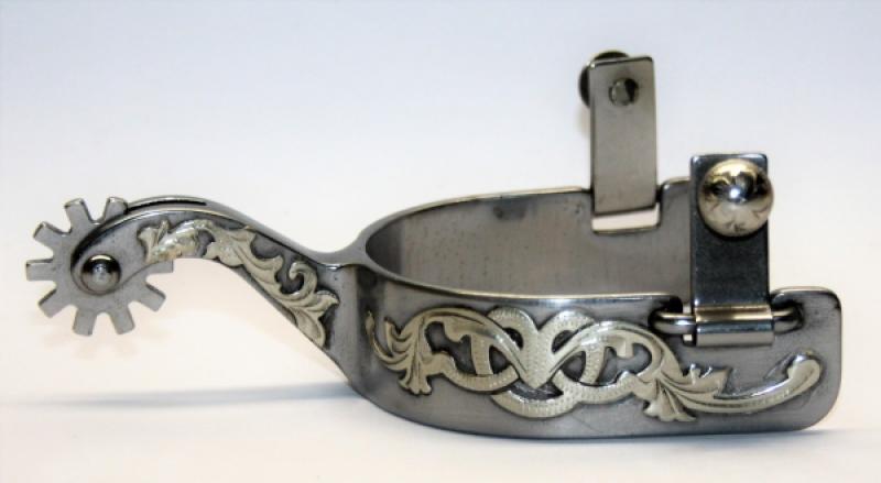 Westernsporen Floral | Damen Rädchensporen