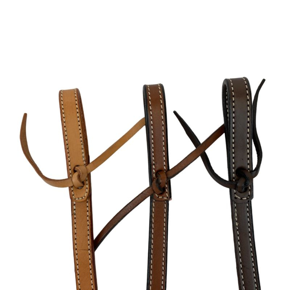 Split Reins aus US-Leder Stitch 16mm