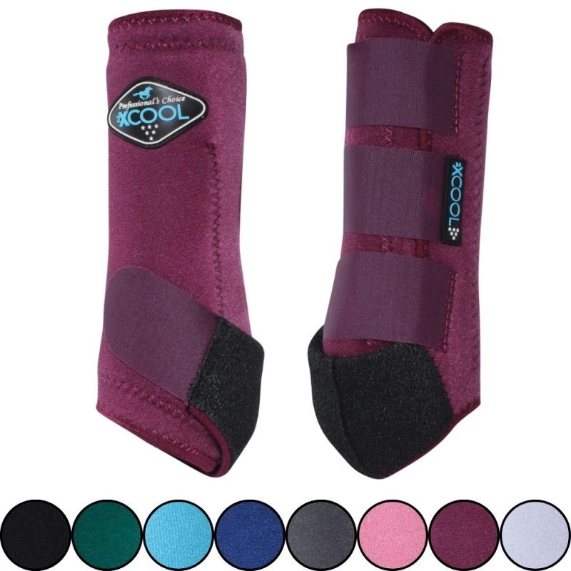 2XCool Vorderbein-Gamaschen für Pferde von Professionals Choice, 2er Set – leichte, atmungsaktive Schutzgamaschen