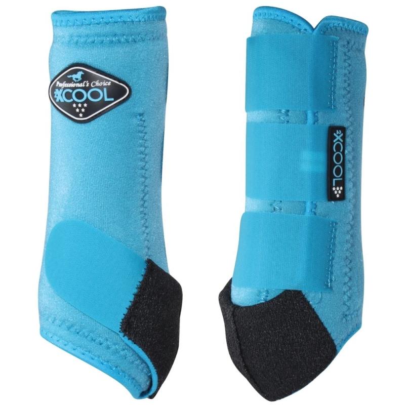 2XCool Vorderbein-Gamaschen für Pferde von Professionals Choice, 2er Set – leichte, atmungsaktive Schutzgamaschen Pacific