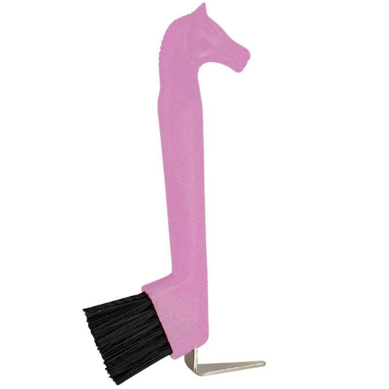 york hufauskratzer mit pferdekopf pferd putzzeug hufpflege rosa