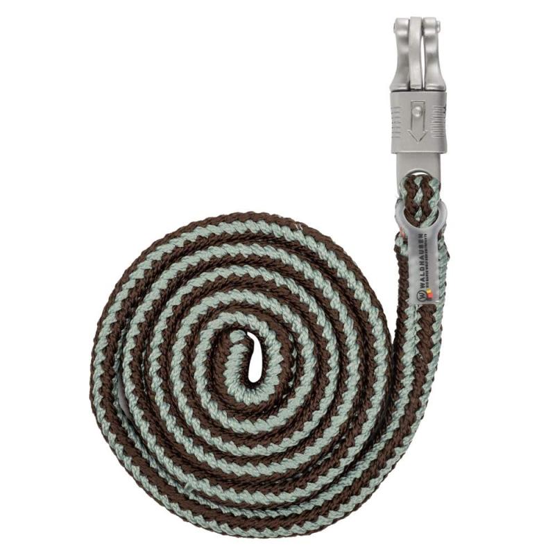 Waldhausen Anbindestrick Plus mit Panikhaken in Espresso/Salbei