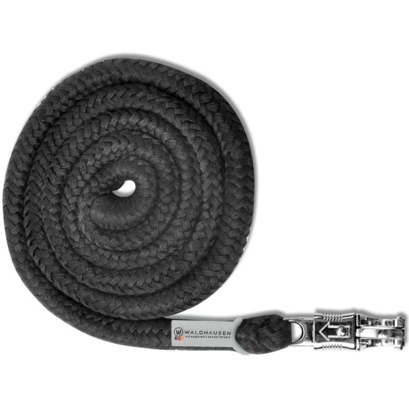 Waldhausen Führstrick Economic mit Panikhaken in Schwarz