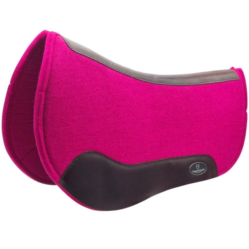 Western Imports CSF Westernpad, rundes Filzpad in Pink