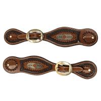 Western Sporenriemen mit Pfeil Verzierung | Western Imports