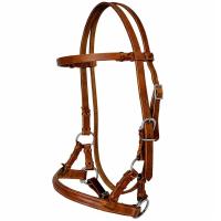 Sidepull gebisslose Trense Braun