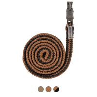 Waldhausen Anbindestrick Plus mit dunklem Panikhaken in Cappuccino, Zimt und Zimt/Schwarz