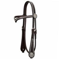 Kopfstück V-Schnitt mit Perlen